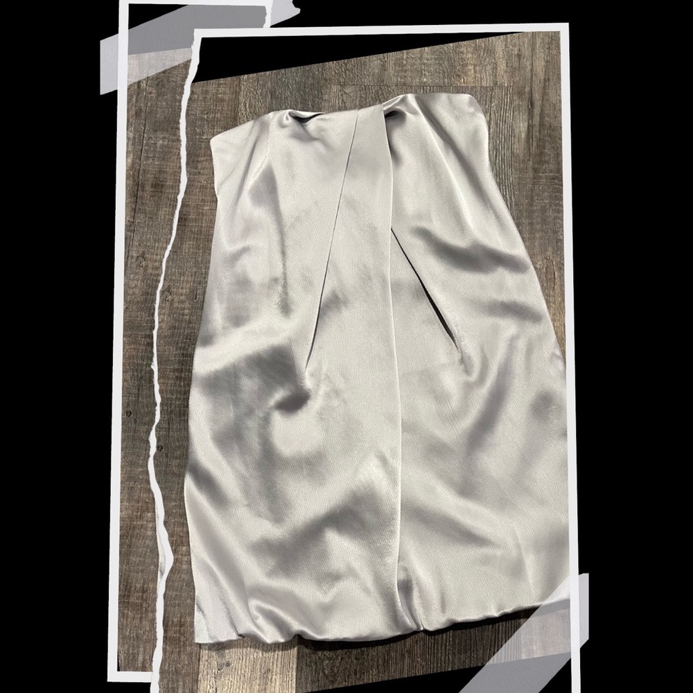NWT A.B.S. By Allen Schwartz Strapless Balloon Hem Dress